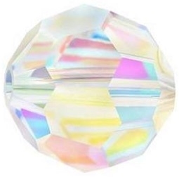 Swarovski 4mm Round-AB 2X COLORS