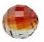 12mm Chessboard Bead Red Magma