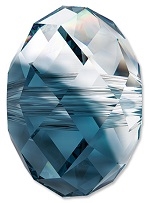 Swarovski 12mm Briolette Bead (Gemstone) Crystal Montana Blend