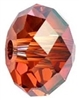 Swarovski 12mm Briolette Bead (Gemstone) Red Magma