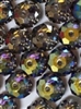 Swarovski 6mm Briolette Bead (Gemstone) Black Diamond AB Satin