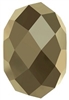 Swarovski 6mm Briolette Bead (Gemstone) Metallic Light Gold 2X