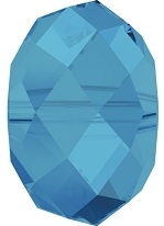 Swarovski 8mm Briolette Bead (Gemstone) Caribbean Blue Opal