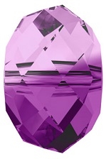 Swarovski 8mm Briolette Bead (Gemstone) Amethyst Blend