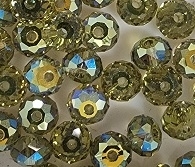 Swarovski 8mm Briolette Bead (Gemstone) Khaki AB