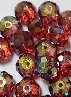 Swarovski 8mm Briolette Bead (Gemstone) Padparadascha AB Satin