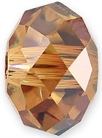 Swarovski 18mm Large Hole Gemstone Bead Crystal Copper