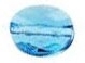 10mm Oval Mini Bead Aquamarine
