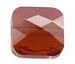 6mm Square Mini Bead Red Magma