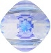 14mm Double Drilled Square Bead Crystal AB