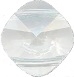 14mm Double Drilled Square Bead Crystal