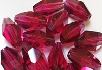 18 x 12mm Polygon Bead Ruby