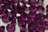 5mm Flat Bicone Bead Amethyst