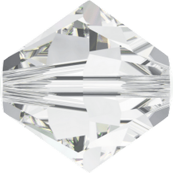 6mm Xilion Bead (Bicone)- Crystal