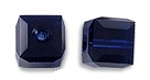 4mm Cube Bead Dark Indigo