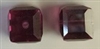 4mm Cube Bead Fuchsia Satin