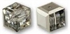 4mm Cube Bead Metallic Light Gold