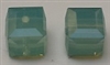 4mm Cube Bead Pacific Opal