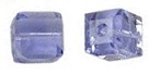 4mm Cube Bead Provence Lavender