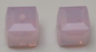 4mm Cube Bead Rosewater Opal