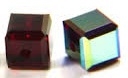 4mm Cube Bead Siam AB