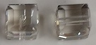 4mm Cube Bead Silver Shade