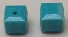 4mm Cube Bead Turquoise