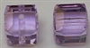 4mm Cube Bead Violet