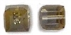 6mm Cube Bead Bronze Shade