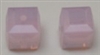 6mm Cube Bead Rosewater Opal
