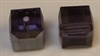 6mm Cube Bead Tanzanite Satin