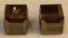 8mm Cube Bead Bronze Shade 2X