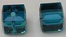 8mm Cube Bead Indicolite