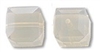 8mm Cube Bead Light Grey Opal
