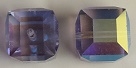 8mm Cube Bead Light Tanzanite AB