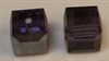 8mm Cube Bead Tanzanite Satin