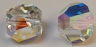 8mm Graphic Cube Crystal AB