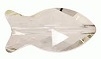 Swarovski 18mm Fish Bead- Silver Shade