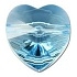 Swarovski 10mm Heart Bead- Aquamarine