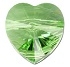 Swarovski 10mm Heart Bead- Peridot