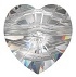 Swarovski 8mm Heart Bead- Crystal