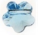 Swarovski 6mm Flower Bead Aquamarine