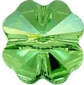 Swarovski 12mm Clover Bead- Peridot