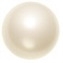 Swarovski 8mm 1/2 Drilled Round Crystal Pearl