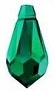 11.5 x 5.5mm Pendant Emerald AB