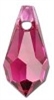 11.5 x 5.5mm Pendant Fuchsia