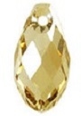 11 x 5.5mm Briolette Pendant Golden Shadow