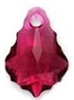 22 x 15mm Baroque/Fancy Pendant Ruby