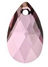 16mm Teardrop Pendant Antique Pink