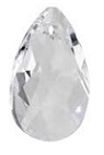 16mm Teardrop Pendant Crystal